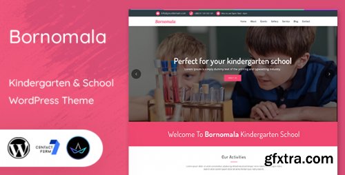 Themeforest - Bornomala - Kindergarten &amp; School WordPress Theme 20262569 v1.7 - Nulled