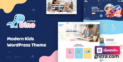 Themeforest - Littledino - Modern Kids WordPress Theme 24525614 v1.2.9 - Nulled