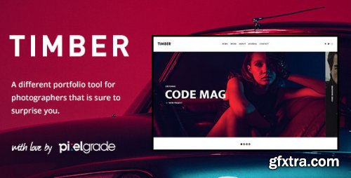Themeforest - TIMBER – An Unusual Photography WordPress Theme 12051366 v1.9.3 - Nulled