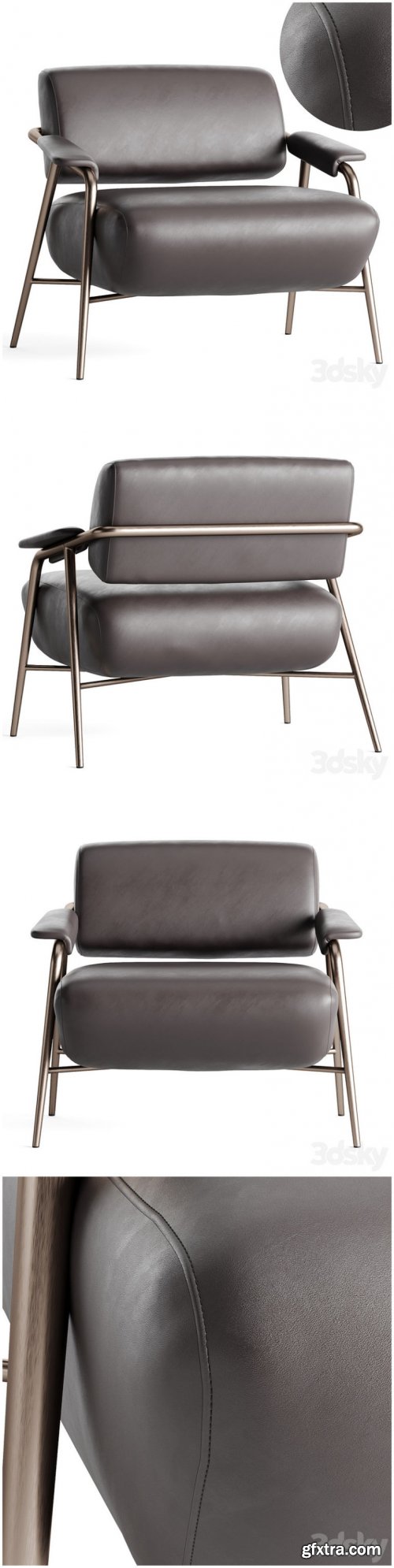 Potocco stay armchair