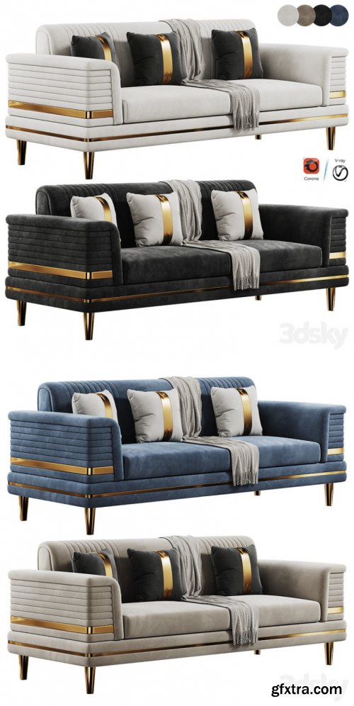 FH 7166 Sofa Set