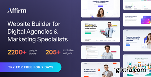 Themeforest - Affirm - Marketing &amp; Digital Agency WordPress Theme 36348730 v3.0.1 - Nulled