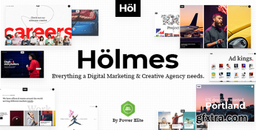 Themeforest - Holmes - Digital Agency Theme 23240087 v1.7 - Nulled