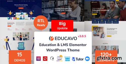 Themeforest - Educavo - Education WordPress Theme 28715006 v3.0.5 - Nulled