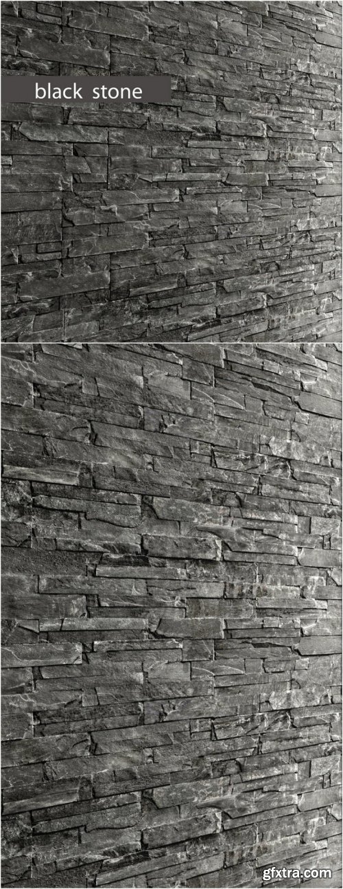 Masonry.masonry, wall, wild stone, slate, black, loft