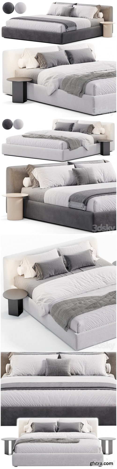 Sava bed by Como Casa