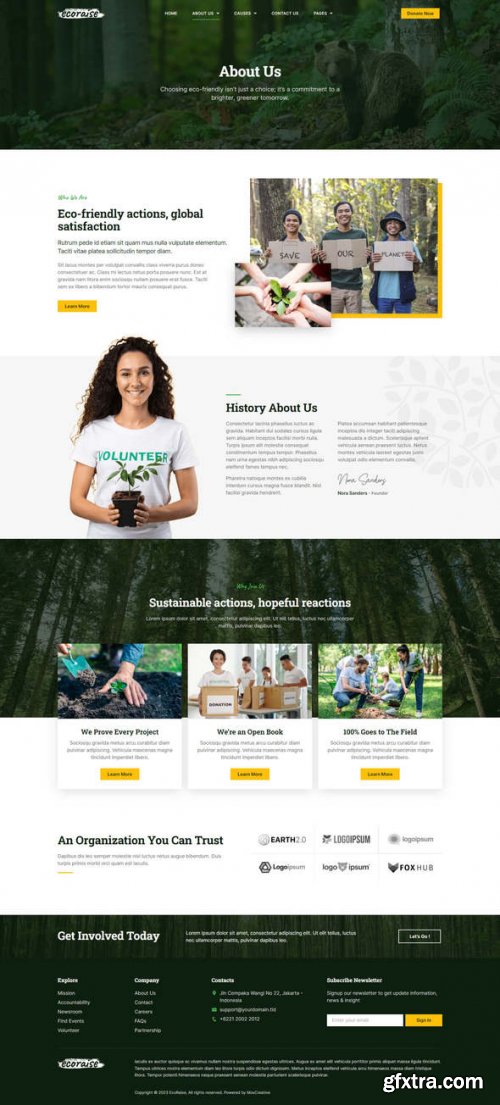 Themeforest - EcoRaise - Environmental Charity &amp; Nonprofit Elementor Template Kit 47741661 v1.0.0 - Nulled