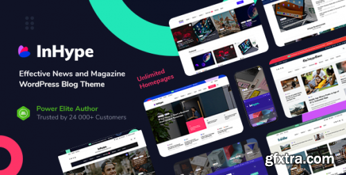 Themeforest - InHype - Blog &amp; Magazine WordPress Theme 25824593 v1.5.1 - Nulled