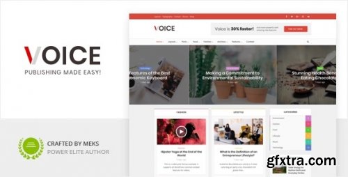 Themeforest - Voice - News Magazine WordPress Theme 9646105 v3.0.3 - Nulled