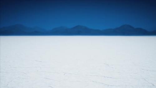 Videohive - Bonneville Salt Flats Landscape with Rain Storm Clouds in Distance - 47758185 - 47758185