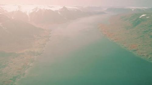 Videohive - Bird View of Fjord in Norway - 47759624 - 47759624