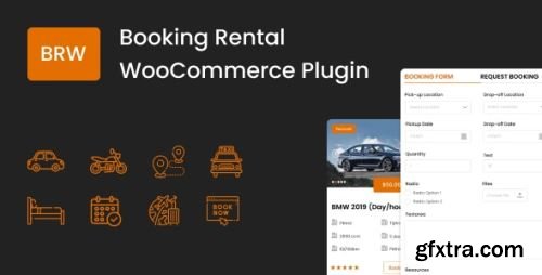 CodeCanyon - BRW - Booking Rental Plugin WooCommerce v1.4.0 - 25913635 - Nulled