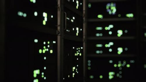 Videohive - Modern Server Room with Supercomputers Light - 47786552 - 47786552