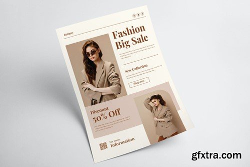 Britany Fashion Flyer Template PYQJK6N