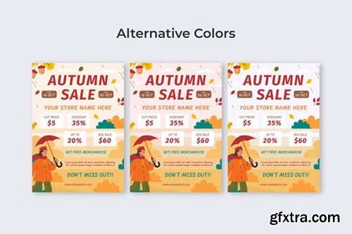 Autumn Sale Promo Flyer Ai & EPS Template GAYJAA7