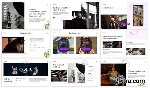 Mogia - Fashion Design Powerpoint Template 94FW49F