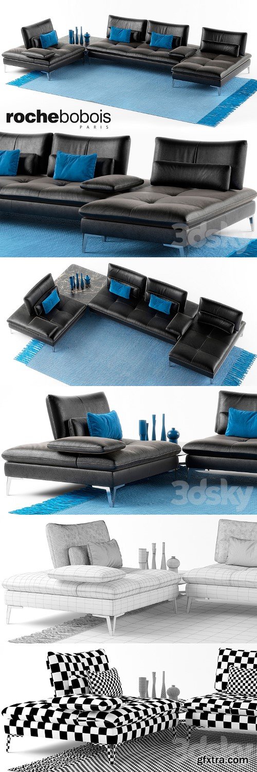 Roche Bobois Sofa Scenario set