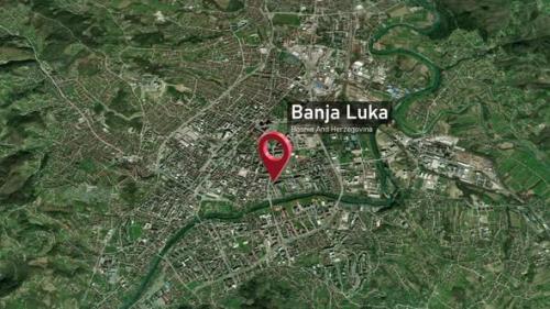 Videohive - Banja Luka City Map Zoom (Bosnia and Herzegovina) from Space to Earth - 47739389 - 47739389