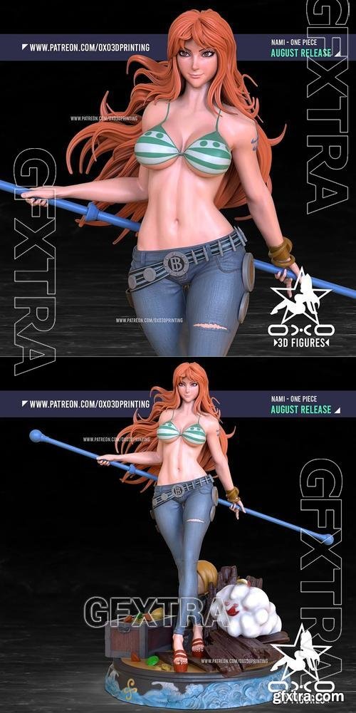 OXO3D - Nami from One Piece &ndash; 3D Print Model