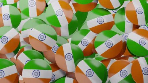 Videohive - India Pin Badge Transition - 47745496 - 47745496