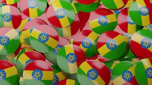 Videohive - Ethiopia Pin Badge Transition - 47745497 - 47745497