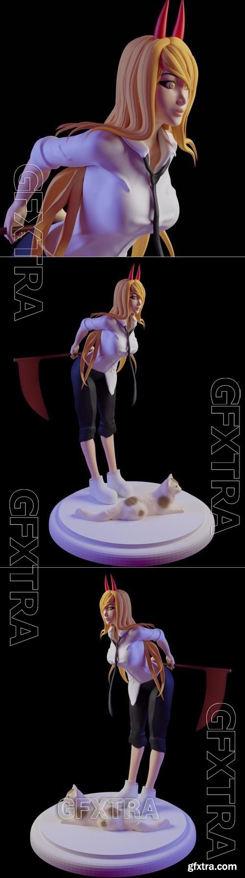 Chainsaw Man - Power &ndash; 3D Print Model