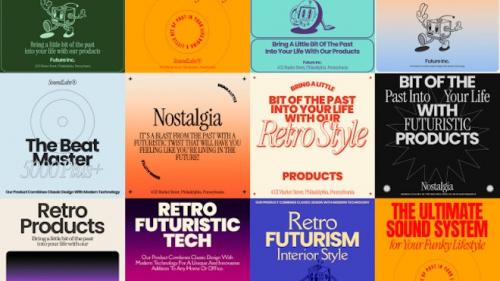 MotionArray - Retro Designs - designs