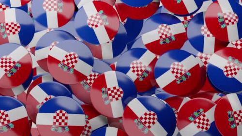 Videohive - Croatia Pin Badge Transition - 47745501 - 47745501