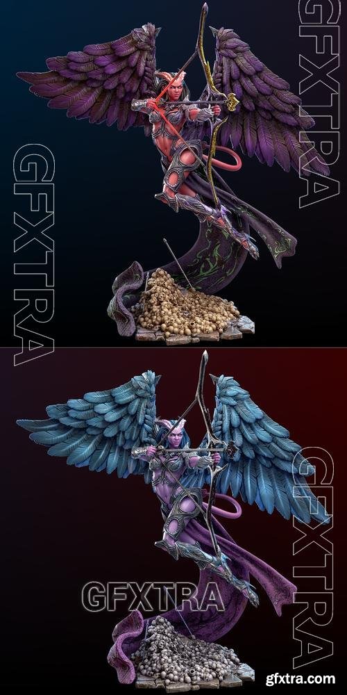 Archvillain Games - Amora, Debased Avatar of Cupid &ndash; 3D Print Model