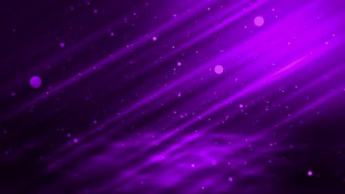 Videohive - Light Rays Particles Glitter Background Purple V6 - 47745629 - 47745629