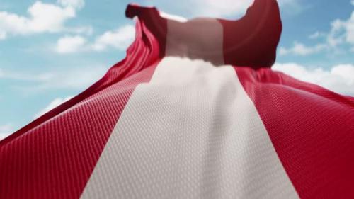 Videohive - Wavy Flag of Austria Blowing in the Wind in Slow Motion Waving Colorful Austrian Flag Symbol - 47745741 - 47745741