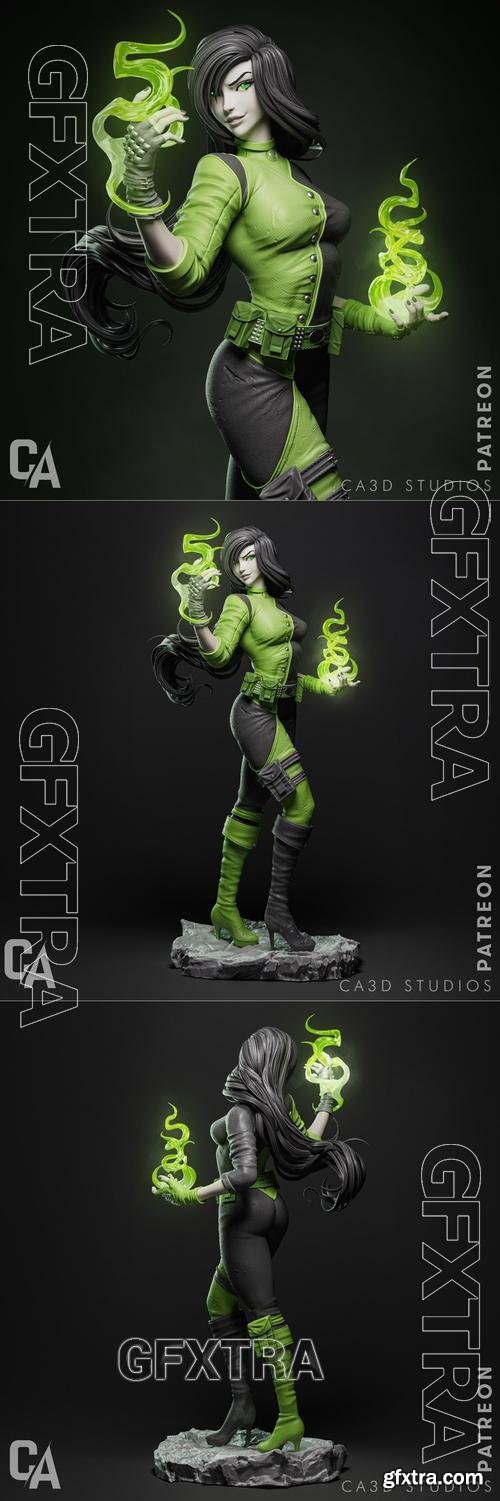 Ca 3d Studios - Shego from Kim Possible &ndash; 3D Print Model