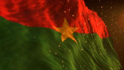 Videohive - Burkina Faso national flag. Waving country symbol. - 47751555 - 47751555