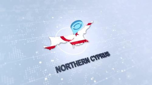 Videohive - Northern Cyprus Map With Marker - 47738496 - 47738496