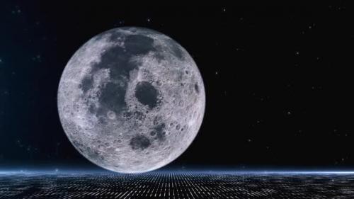 Videohive - Moon In Space - 47739397 - 47739397