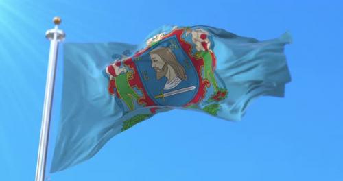 Videohive - Vitebsk City Flag, Belarus - 47739505 - 47739505