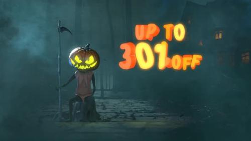 Videohive - Pumpkin Man Halloween Promo 30off - 47740067 - 47740067