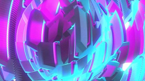 Videohive - Cybernetic Sphere Background - 47740235 - 47740235