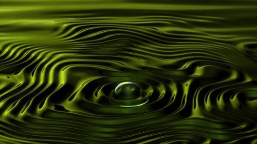 Videohive - The Surface of the Water Art Background Trending 3d Motion Design The Rainbow Drop Turns Into a Cube - 47744591 - 47744591