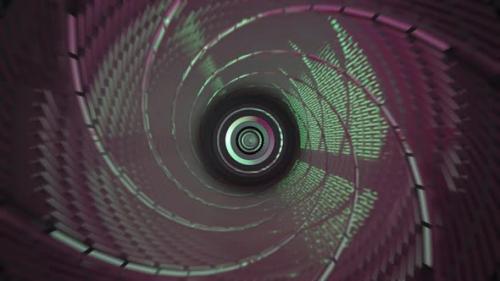 Videohive - Spaceship or Science Lab Animation Seamless Loop SciFi Corridor 3D Render - 47744621 - 47744621