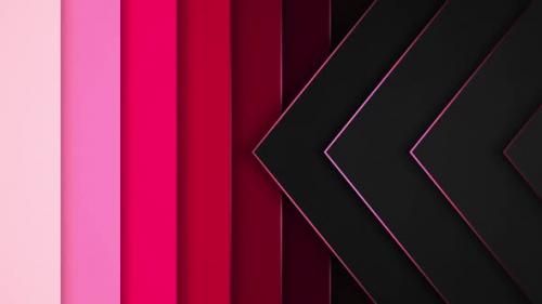 Videohive - 4 K Black And Red Geometric Background Pack - 47745163 - 47745163
