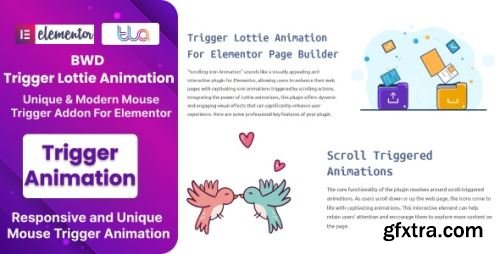 CodeCanyon - BWD Trigger Lottie Animation Addon For Elementor v1.0 - 47788827 - Nulled