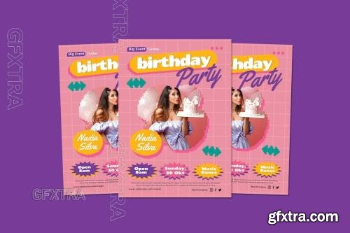 This Is Birthday Party Flyers L7YC8FW