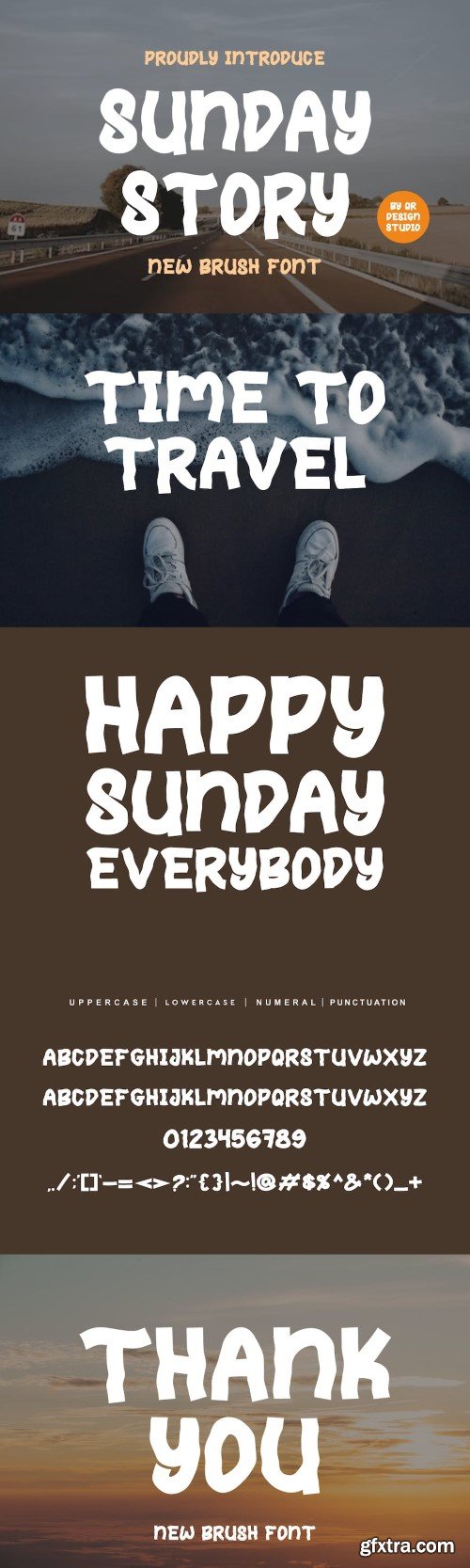 Sunday Story - bold and authentic display font
