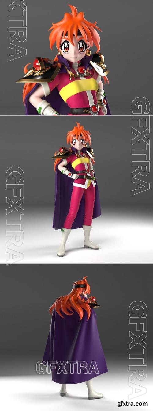 Slayers - Lina Inverse &ndash; 3D Print Model