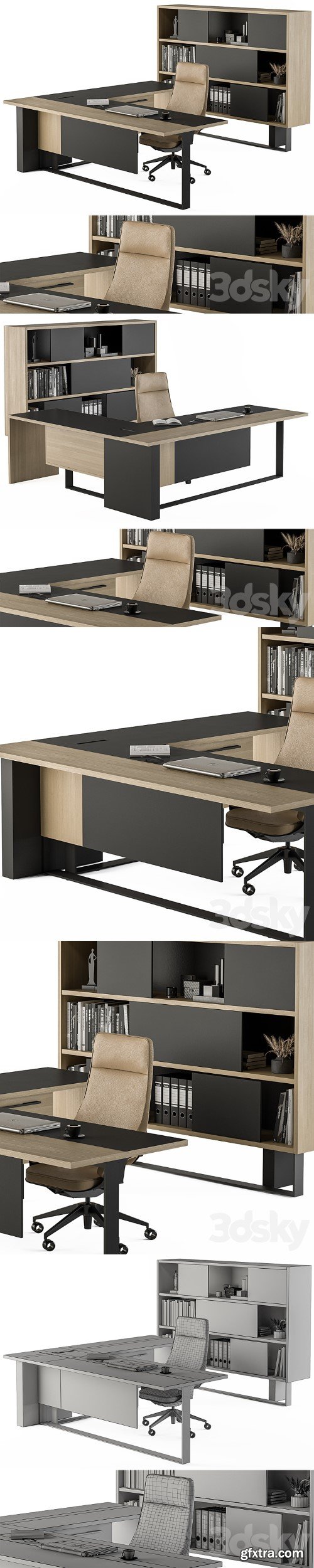 Manager Desk Set - Office Furniture 359