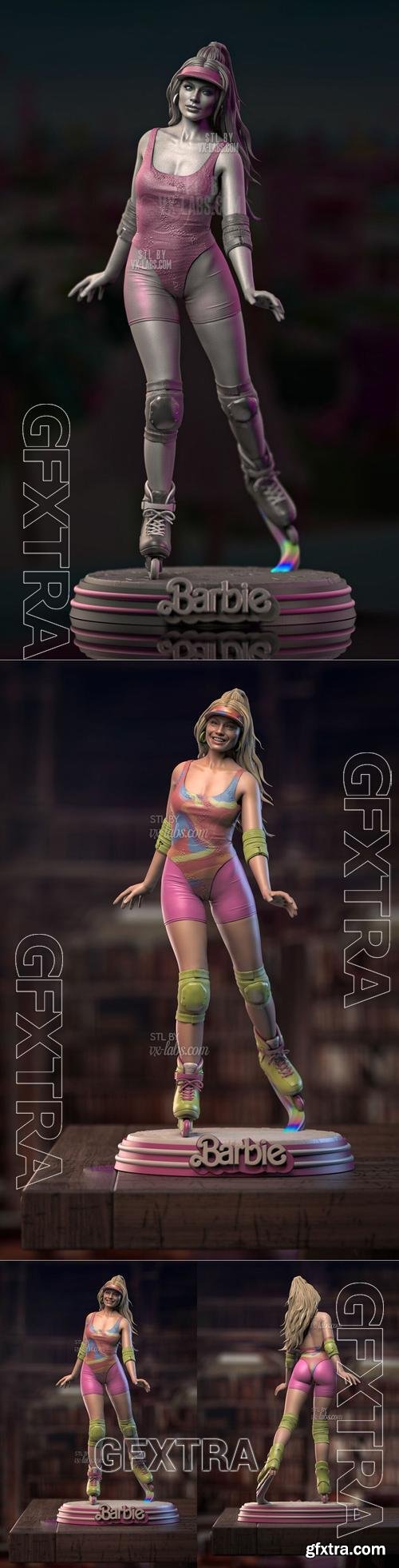 Barbie and Extras &ndash; 3D Print Model