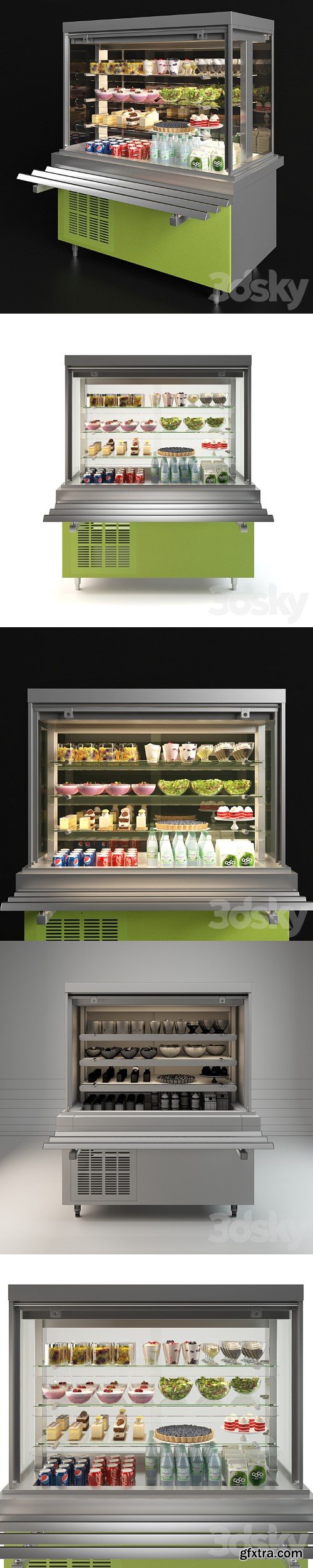 Refrigerated showcase Oasis