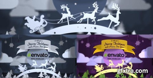 Videohive Christmas Paper Theather 13718394