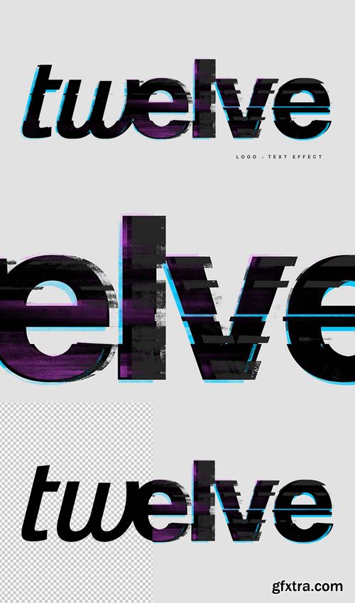 Glitch Text & Logo Effect for Photoshop